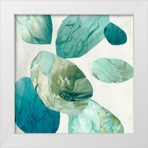 Transcendent Visions White Modern Wood Framed Art Print by Peal, Emma