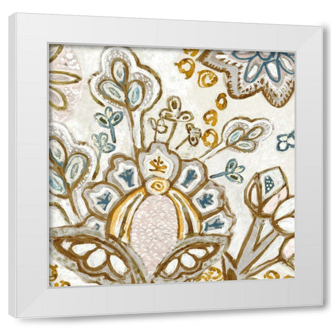 Enchanting I  White Modern Wood Framed Art Print by Pattinian, Merri