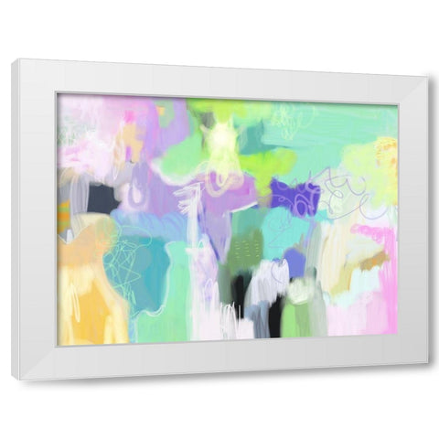 Early Spring Moments  White Modern Wood Framed Art Print by Auda, Christine