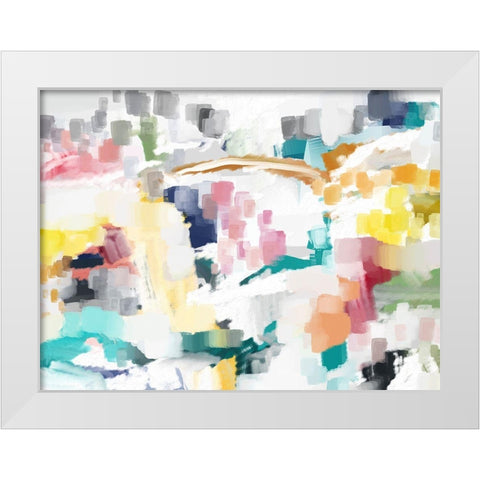 Spicy White II White Modern Wood Framed Art Print by Auda, Christine