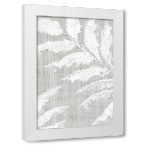 Neutral Palms I  White Modern Wood Framed Art Print by Black, Alex