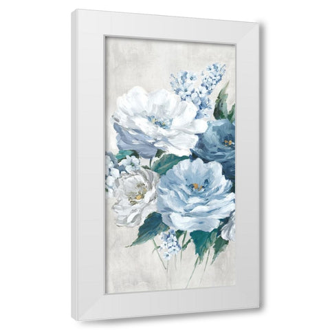 Bundles of Blue I White Modern Wood Framed Art Print by Black, Alex