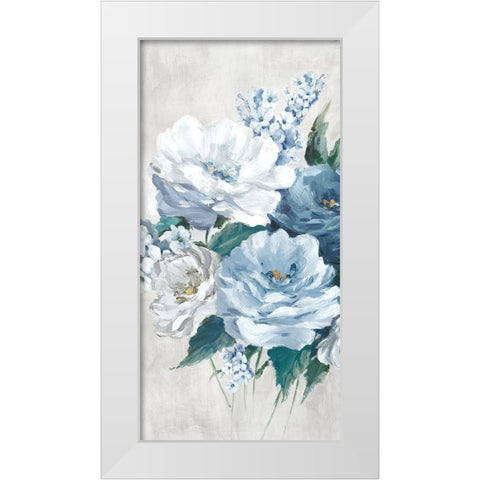 Bundles of Blue I White Modern Wood Framed Art Print by Black, Alex