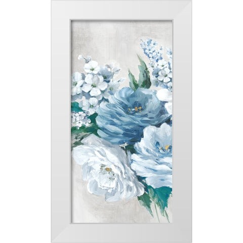 Bundles of Blue II White Modern Wood Framed Art Print by Black, Alex