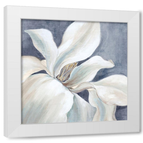 Natures Beauty White Modern Wood Framed Art Print by Black, Alex