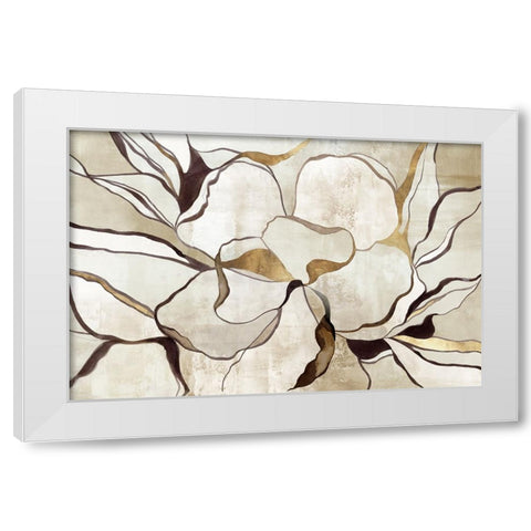 Neutral Garden Beauty White Modern Wood Framed Art Print by Black, Alex