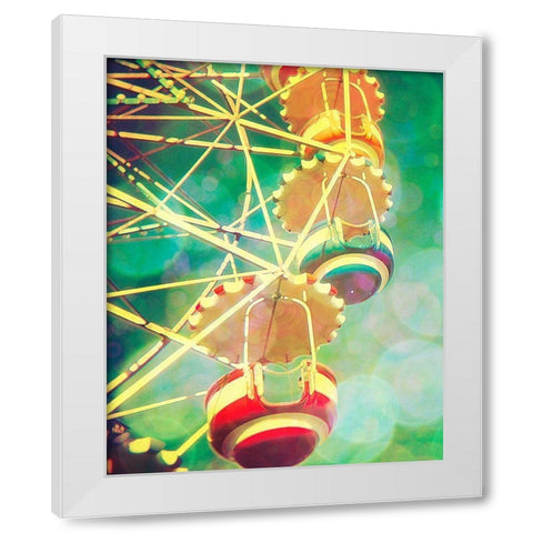 Tibidabo White Modern Wood Framed Art Print by Cadloff, Robert