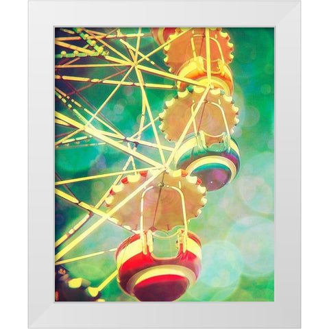 Tibidabo White Modern Wood Framed Art Print by Cadloff, Robert