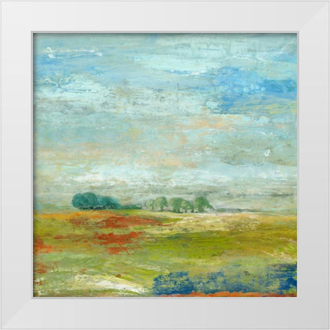 Secret Forest Colours White Modern Wood Framed Art Print by Hove, Beth Ten