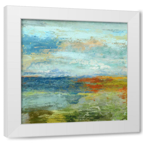 Deeper Meaning White Modern Wood Framed Art Print by Hove, Beth Ten