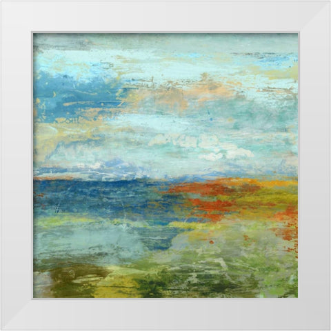 Deeper Meaning White Modern Wood Framed Art Print by Hove, Beth Ten