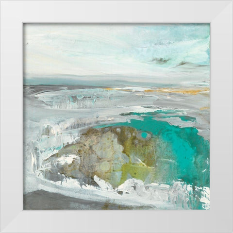 Ocean II White Modern Wood Framed Art Print by Rowan, Grace