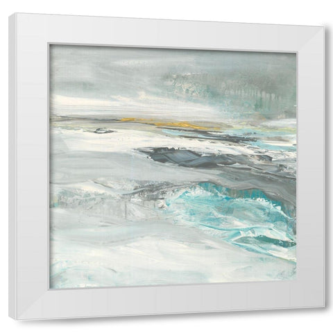 Ocean III White Modern Wood Framed Art Print by Rowan, Grace