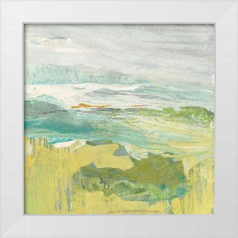 From The Shore II White Modern Wood Framed Art Print by Rowan, Grace