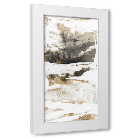 Momento II White Modern Wood Framed Art Print by PI Studio