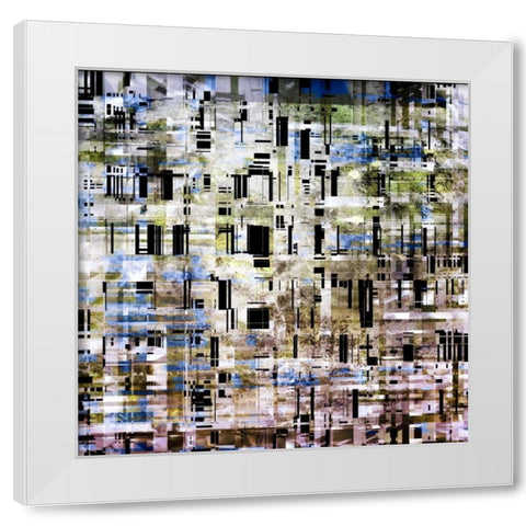Untitled #11 White Modern Wood Framed Art Print by Bingham, John