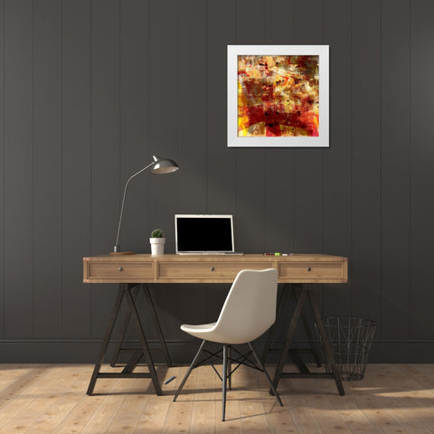 Colossus White Modern Wood Framed Art Print by Bingham, John
