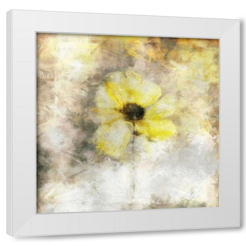 Sepia Bloom IV White Modern Wood Framed Art Print by Bingham, John