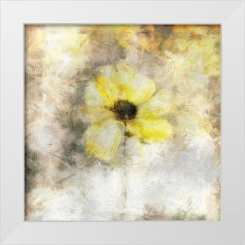 Sepia Bloom IV White Modern Wood Framed Art Print by Bingham, John