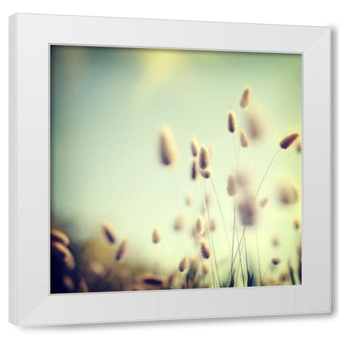 Tell Me a Secret White Modern Wood Framed Art Print by Bock, Alicia