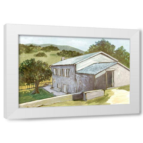 Country Home I  White Modern Wood Framed Art Print by Errico and Slyp
