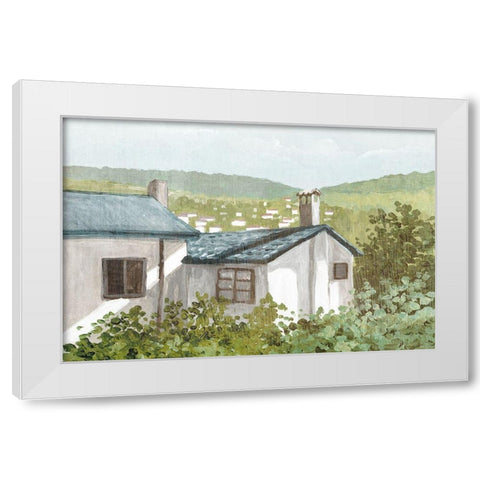 Country Home II White Modern Wood Framed Art Print by Errico and Slyp