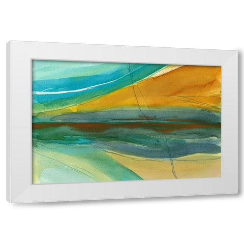 Mandato  White Modern Wood Framed Art Print by Errico and Slyp