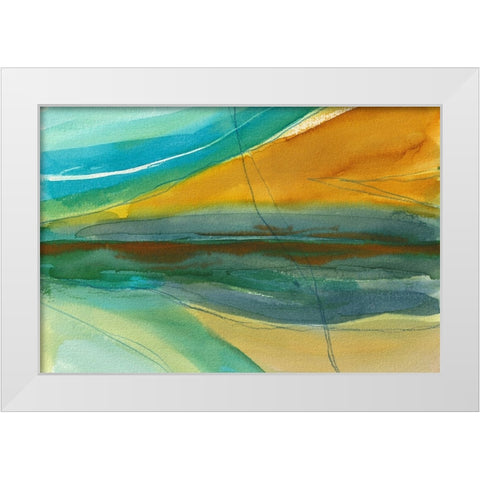 Mandato  White Modern Wood Framed Art Print by Errico and Slyp
