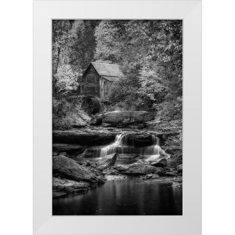 Glade Creek I  White Modern Wood Framed Art Print by Berk