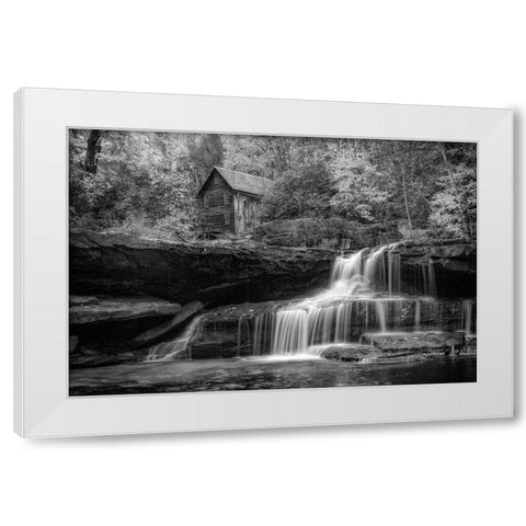Glade Creek II  White Modern Wood Framed Art Print by Berk