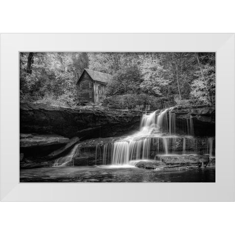 Glade Creek II  White Modern Wood Framed Art Print by Berk