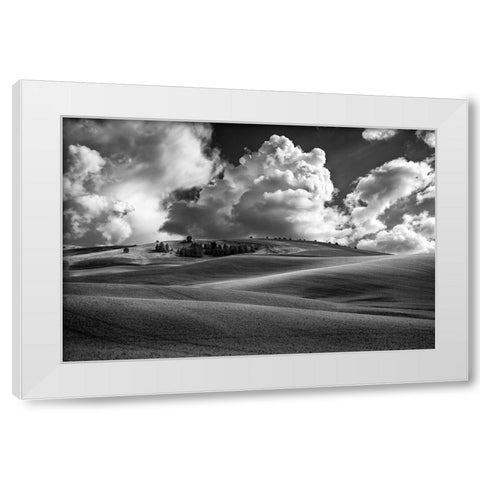 Palouse Bliss White Modern Wood Framed Art Print by Berk