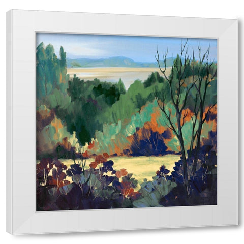Fall Personality White Modern Wood Framed Art Print by Broome, Marianne