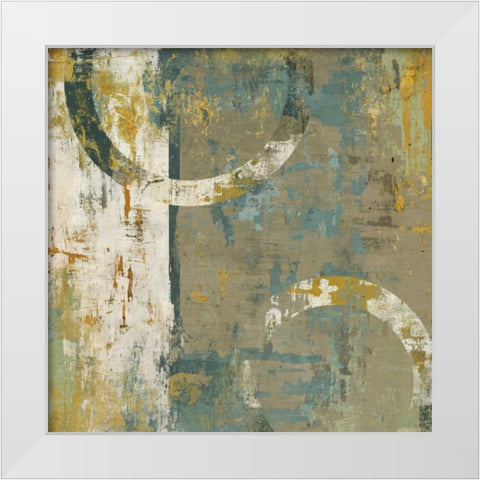 Elation I White Modern Wood Framed Art Print by Bradley, Tim