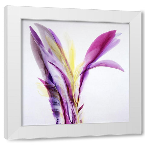 Ecstasy White Modern Wood Framed Art Print by Ridgeway, Bette