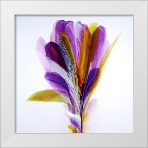 Memories White Modern Wood Framed Art Print by Ridgeway, Bette