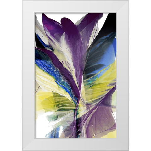 Spirits Rising White Modern Wood Framed Art Print by Ridgeway, Bette