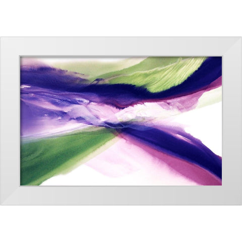 Summer Sea White Modern Wood Framed Art Print by Ridgeway, Bette