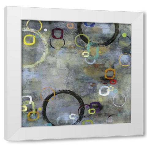 Binary I White Modern Wood Framed Art Print by Dolce, Carmen