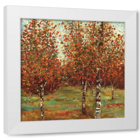 Fresh Landscape I White Modern Wood Framed Art Print by Dolce, Carmen