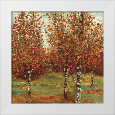 Fresh Landscape I White Modern Wood Framed Art Print by Dolce, Carmen