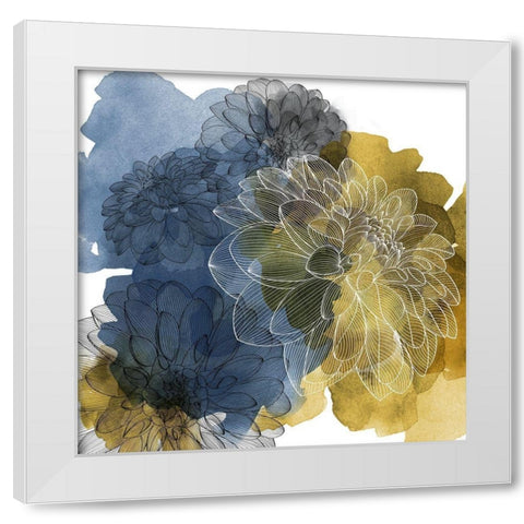 Laney I White Modern Wood Framed Art Print by Calaguiro, Kevin