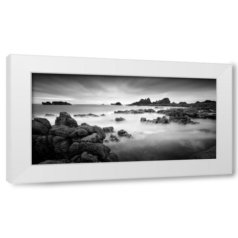 Cobiere White Modern Wood Framed Art Print by Cherry, Rob