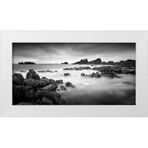 Cobiere White Modern Wood Framed Art Print by Cherry, Rob