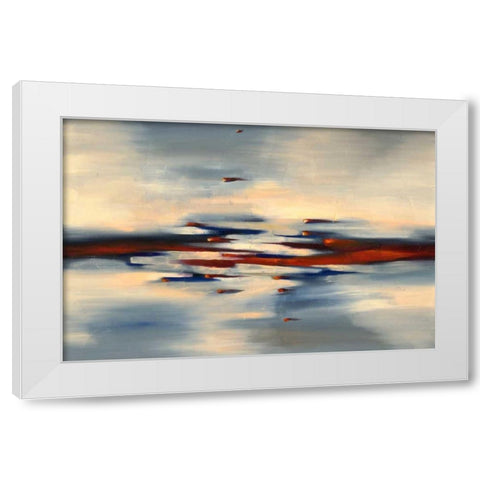 Becoming White Modern Wood Framed Art Print by Ligeros, Cynthia