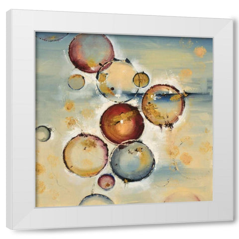 Silent Radience White Modern Wood Framed Art Print by Ligeros, Cynthia