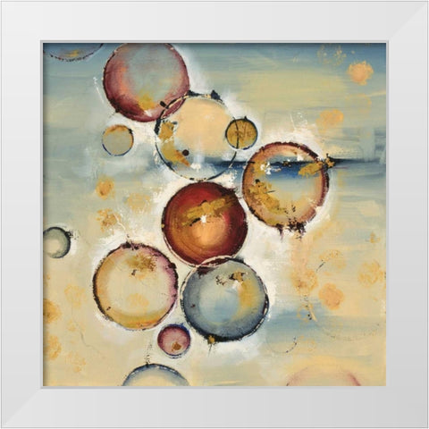 Silent Radience White Modern Wood Framed Art Print by Ligeros, Cynthia