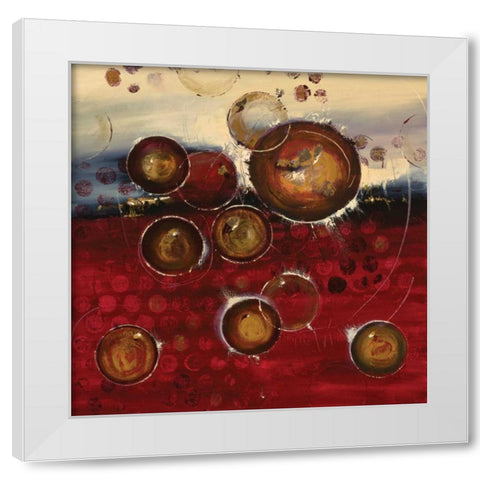 Luminous Night White Modern Wood Framed Art Print by Ligeros, Cynthia