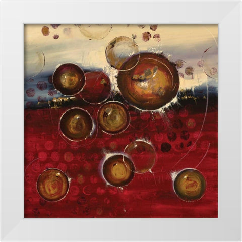 Luminous Night White Modern Wood Framed Art Print by Ligeros, Cynthia