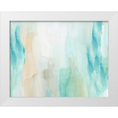 Zenith II White Modern Wood Framed Art Print by Essue, Christina